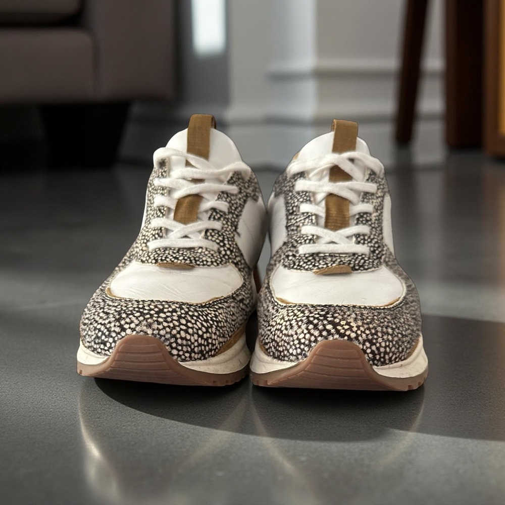 Madewell Kickoff Sneaker Animal Print